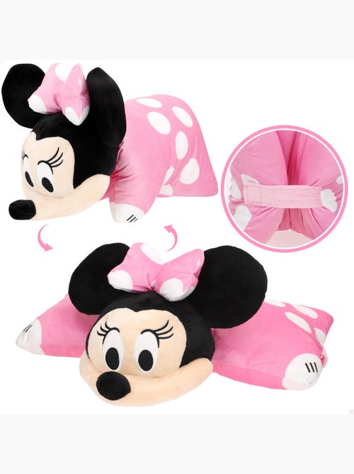 Minnie cuscino in peluche morbido e vellutato 2 in 1 - Kiabi Minnie cuscino in peluche morbido e vellutato 2 in 1 - Kiabi