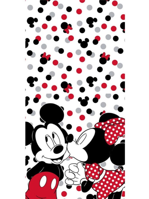 Minnie e Mickey, Asciugamano da Bagno per Bambini Stampato 100% Cotone, LOVE - Kiabi Minnie e Mickey, Asciugamano da Bagno per Bambini Stampato 100% Cotone, LOVE - Kiabi