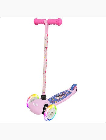 Minnie monopattino a 3 ruote 55x23x68 cm max 20 kg con luci e freni