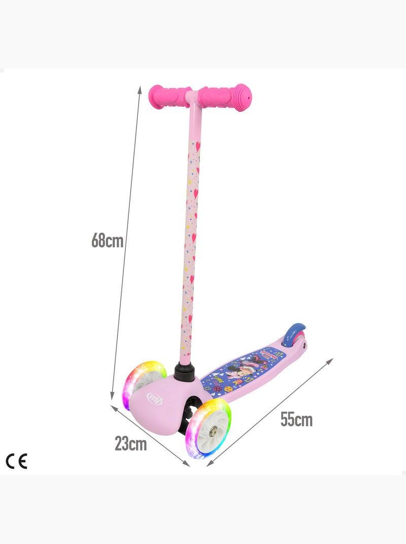 Minnie monopattino a 3 ruote 55x23x68 cm max 20 kg con luci e freni N/D - Kiabi
