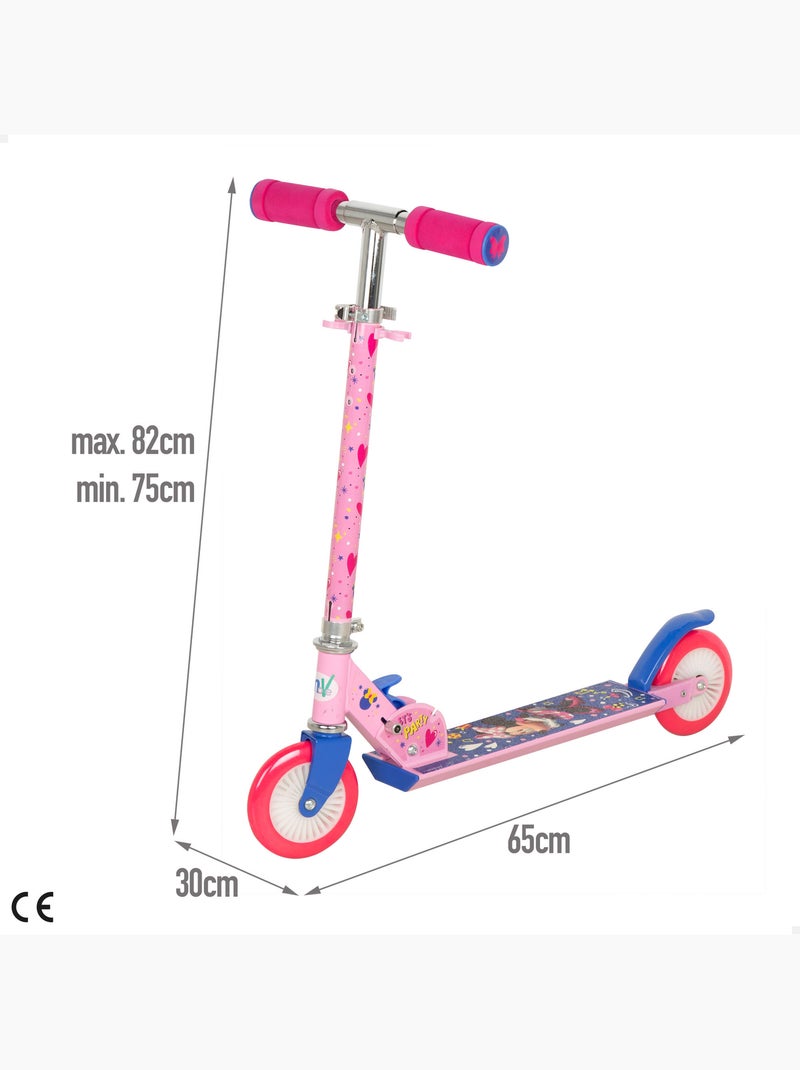 Minnie monopattino pieghevole a 2 ruote  65x30x75-82 cm max 50 kg con freno N/D - Kiabi