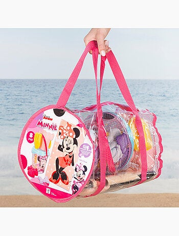 Minnie set di secchielli da spiaggia con accessori asciugamano e borsa
