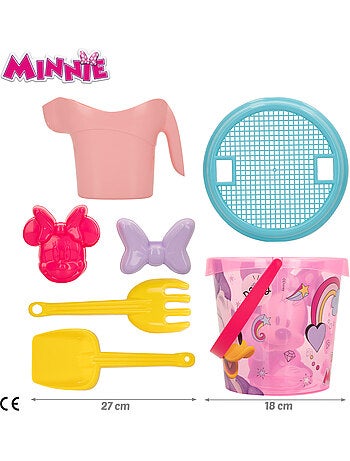 Minnie set di secchielli da spiaggia con accessori asciugamano e borsa