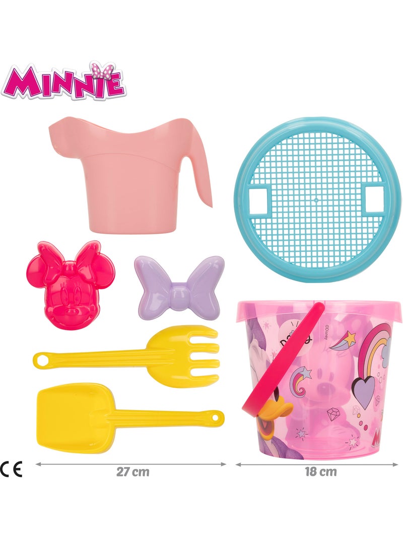 Minnie set di secchielli da spiaggia con accessori asciugamano e borsa N/D - Kiabi
