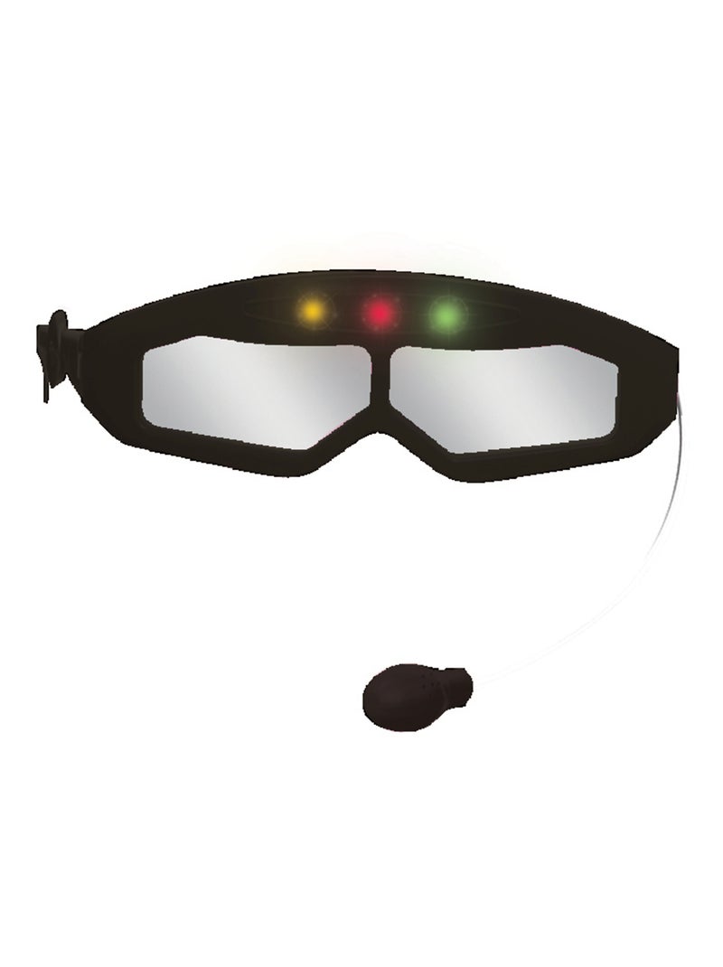 Miracolosa chitarra elettronica luminosa con microfono a forma di occhiali Rosso - Kiabi