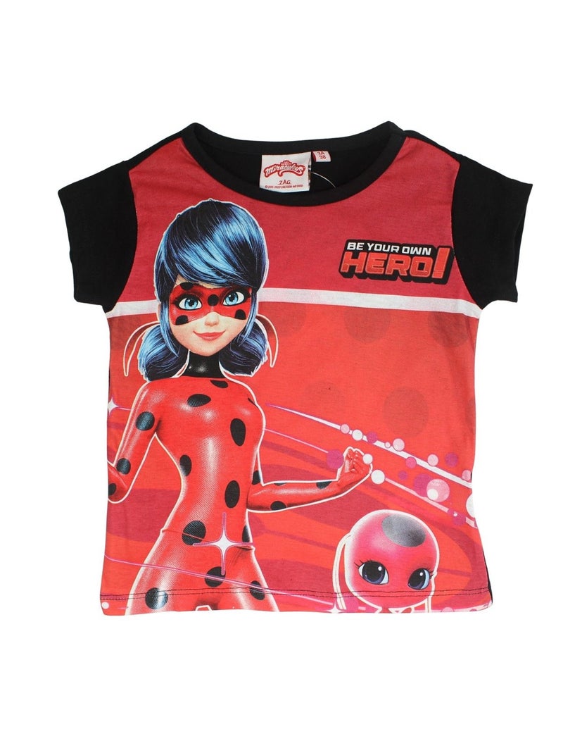 Miraculous - Completo maglietta e short Nero - Kiabi