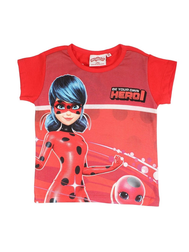 Miraculous - Completo maglietta e short Rosso - Kiabi