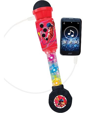 Miraculous Microfono luminoso di tendenza con altoparlante (auxin), melodie ed effetti sonori