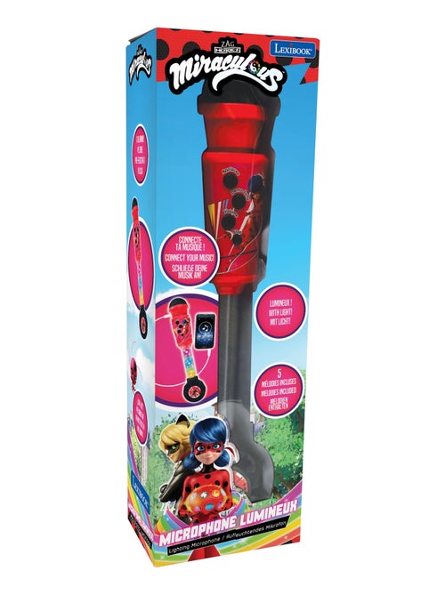 Miraculous Microfono luminoso di tendenza con altoparlante (auxin), melodie ed effetti sonori - Kiabi