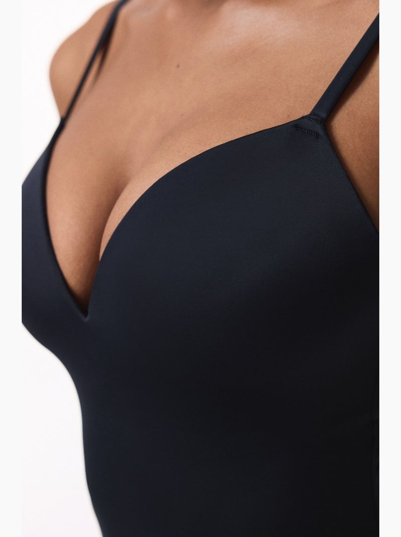 Miss costume da bagno con coppe fisse penti Nero - Kiabi