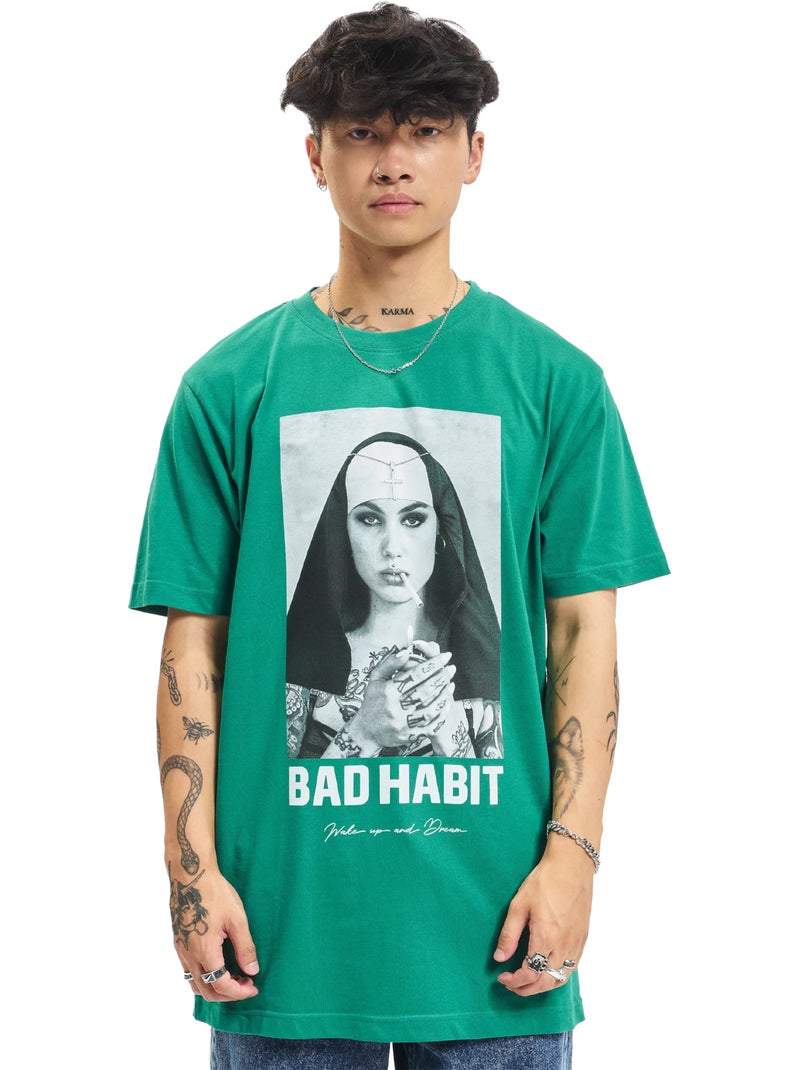 Mister Tee Bad Habit Maglietta Uomo Verde scuro - Kiabi
