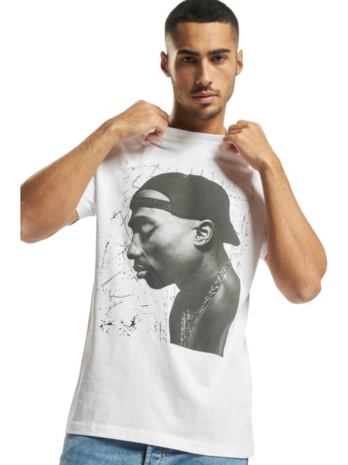 Mister Tee Cracked Background Maglietta Tupac Shakur Uomo - Kiabi
