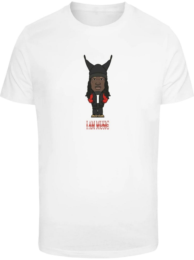 Mister Tee I Am Music Maglietta Uomo Bianco - Kiabi