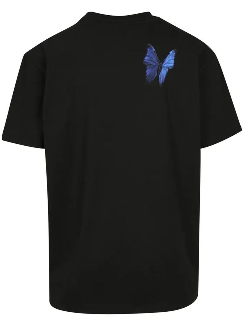 Mister Tee Le Papillon Maglietta Oversize Uomo Nero - Kiabi