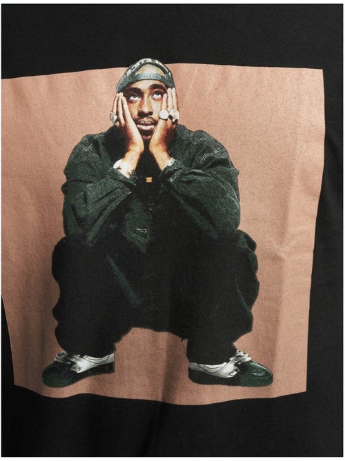Mister Tee Sitting Pose Maglietta Tupac Shakur Uomo - Kiabi