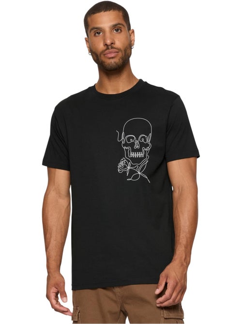 Mister Tee Skull One Line Maglietta Uomo - Kiabi