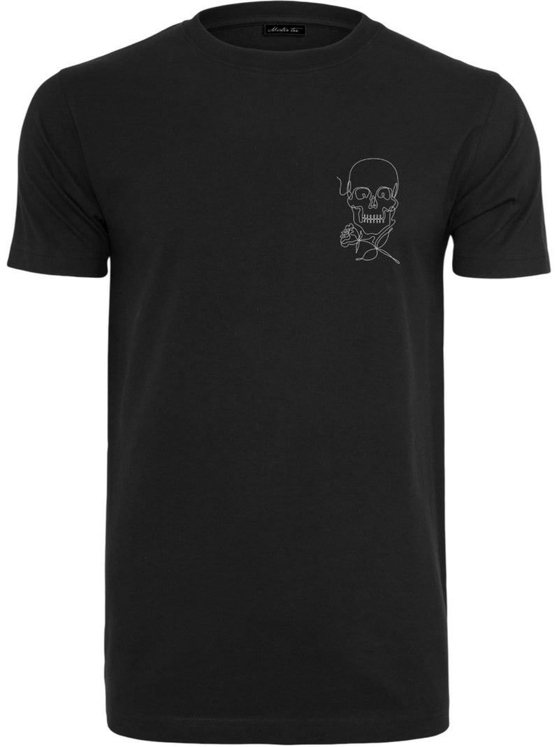 Mister Tee Skull One Line Maglietta Uomo Nero - Kiabi