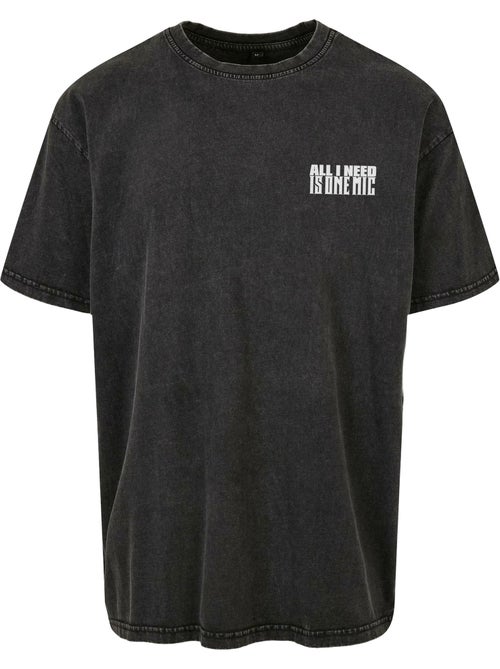 Mister Tee Stillmatic Maglietta Oversize Nas Lavaggio acido Uomo - Kiabi