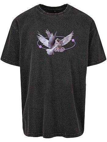 Mister Tee Vive La Liberte Maglietta Oversize Uomo