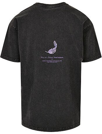Mister Tee Vive La Liberte Maglietta Oversize Uomo