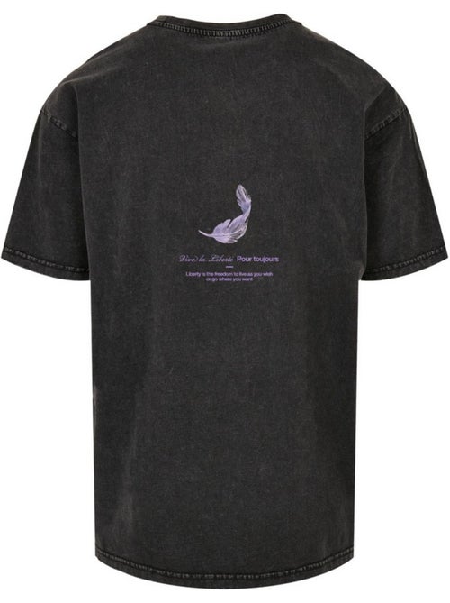 Mister Tee Vive La Liberte Maglietta Oversize Uomo - Kiabi