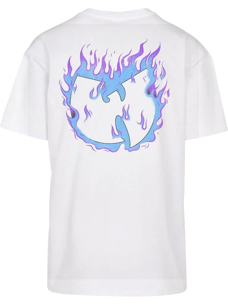 Mister Tee Wu Cloud Maglietta Oversize Wu-Tang Clan Uomo Bianco - Kiabi
