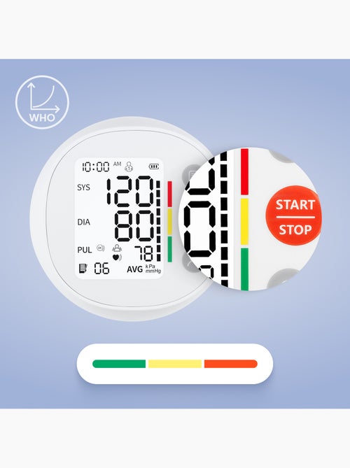 Misuratore pressione LIONELO Pulso - Certificato - Bracciale XL 22-42cm - Memoria 2x120 - Kiabi Misuratore pressione LIONELO Pulso - Certificato - Bracciale XL 22-42cm - Memoria 2x120 - Kiabi