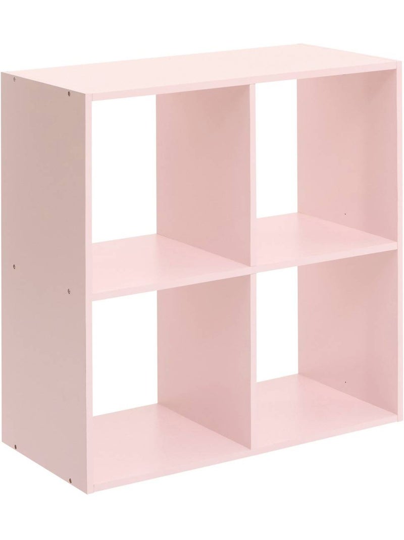 Mix'n modul bambini 4 ripiani rosa 63,6x30x63,6 cm Rosa - Kiabi