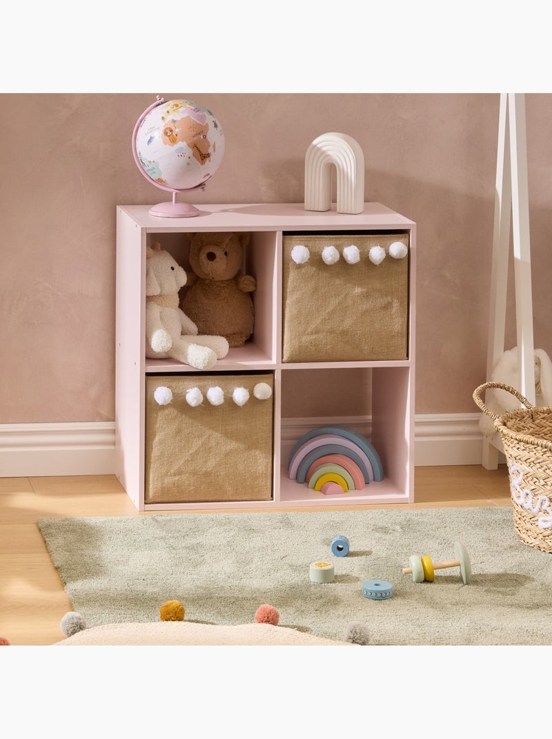 Mix'n modul bambini 4 ripiani rosa 63,6x30x63,6 cm Rosa - Kiabi
