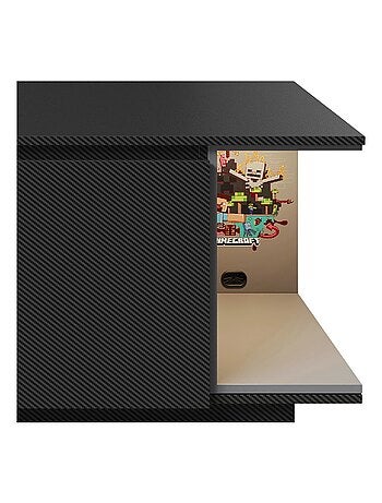 Mobile basso 2 ante + vano con LED "Roba" – Minecraft