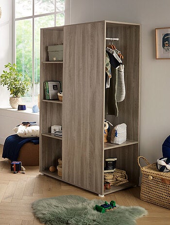 Armadio con ripiani e spazio per appendere in - BABYPRICE