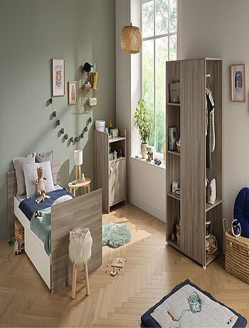 Armadio con ripiani e spazio per appendere in - BABYPRICE