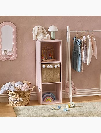 Mix n modul per bambini 3 ripiani verde 34,5x32x100,5 cm
