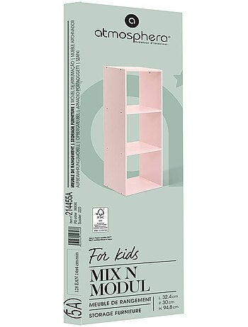 Mix n modul per bambini 3 ripiani verde 34,5x32x100,5 cm