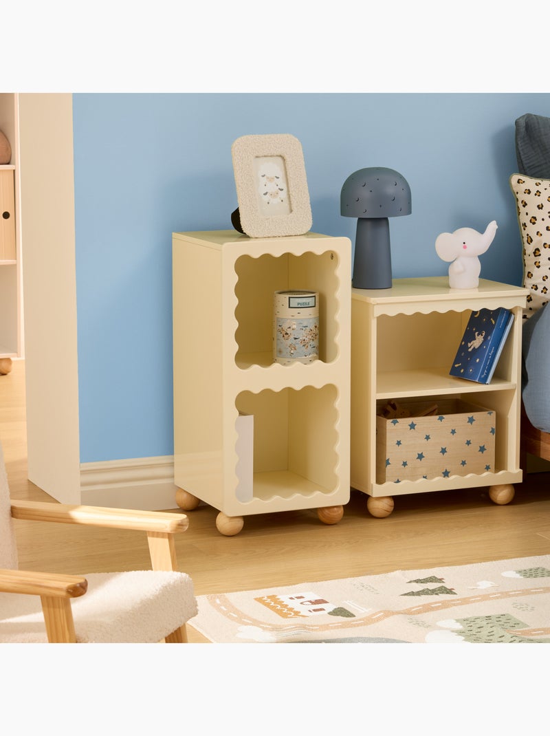 Mobile contenitore per bambini a 2 scomparti Beige - Kiabi
