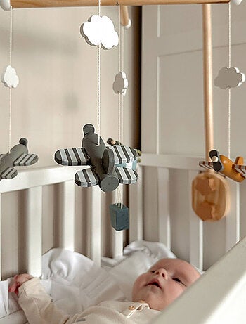 Mobile in legno aeroplani & mongolfiera | JaBaDaBaDo