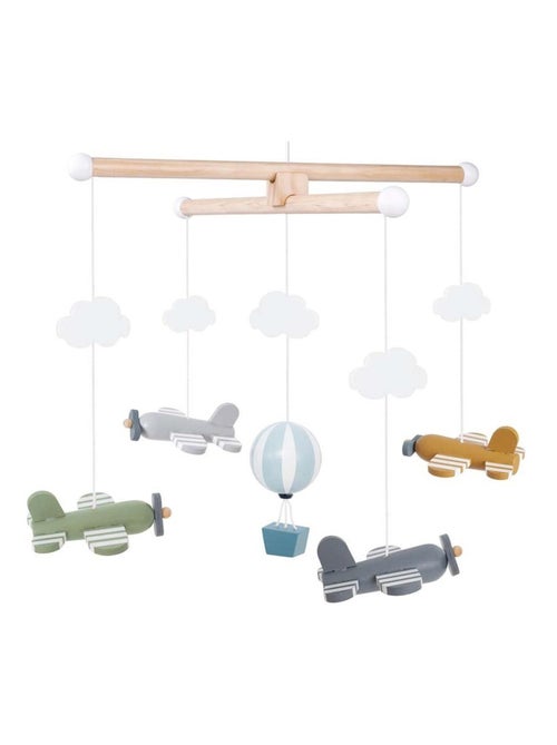 Mobile in legno aeroplani & mongolfiera | JaBaDaBaDo - Kiabi