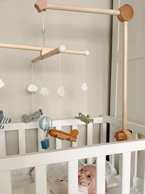 Mobile in legno aeroplani & mongolfiera | JaBaDaBaDo - Kiabi