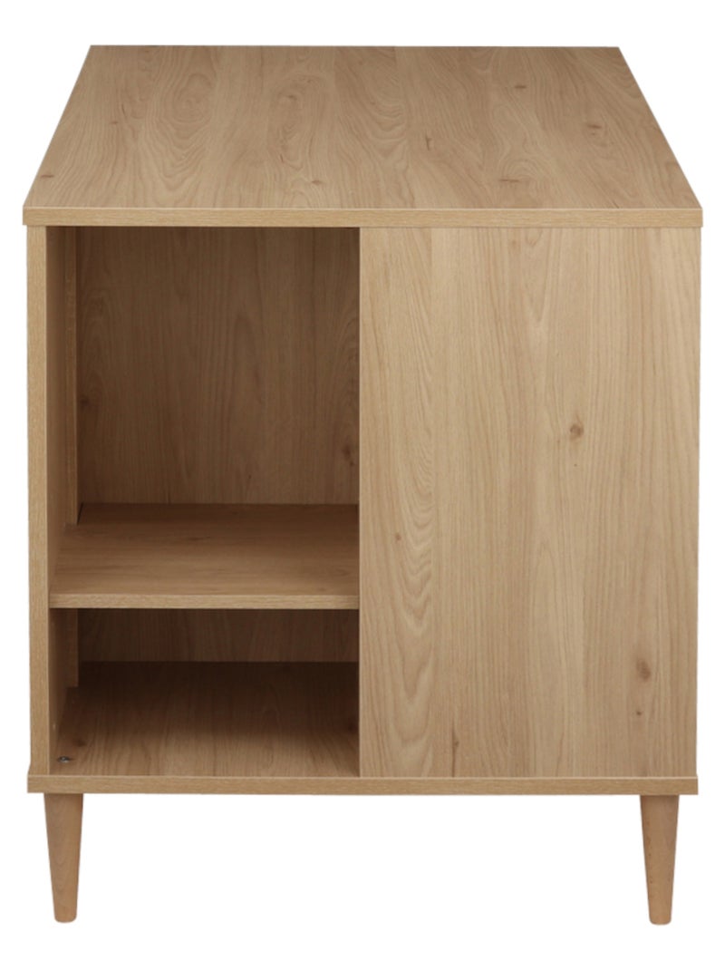 Mobile per bambini in elegante legno di quercia con vani portaoggetti su 3 - SAUTHON Marrone - Kiabi