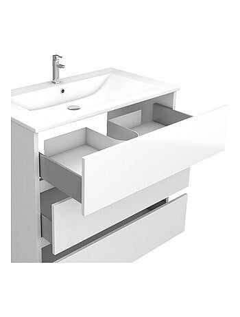 Mobiletto e set di specchi LED