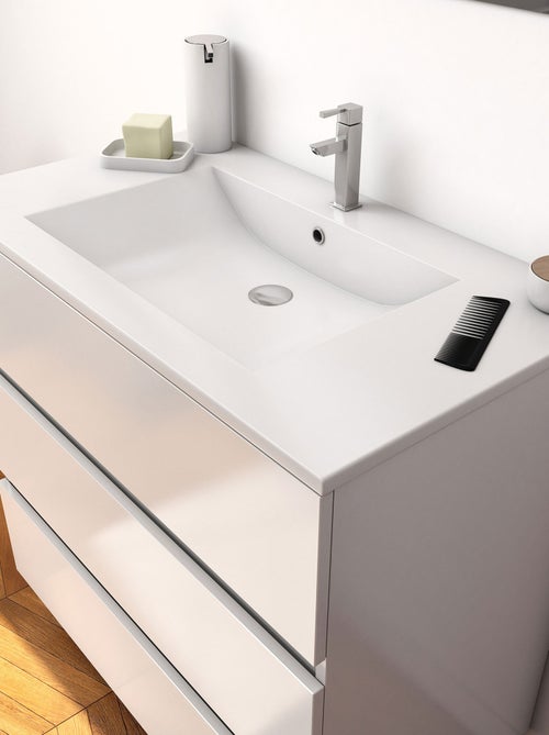 Mobiletto e set di specchi LED - Kiabi Mobiletto e set di specchi LED - Kiabi