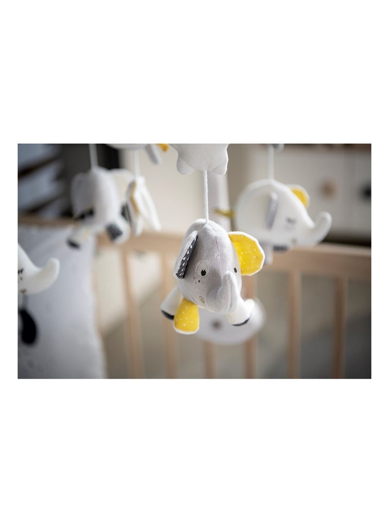 Mobiletto musicale per bebè Eléphant in cotone - SAUTHON Grigio - Kiabi