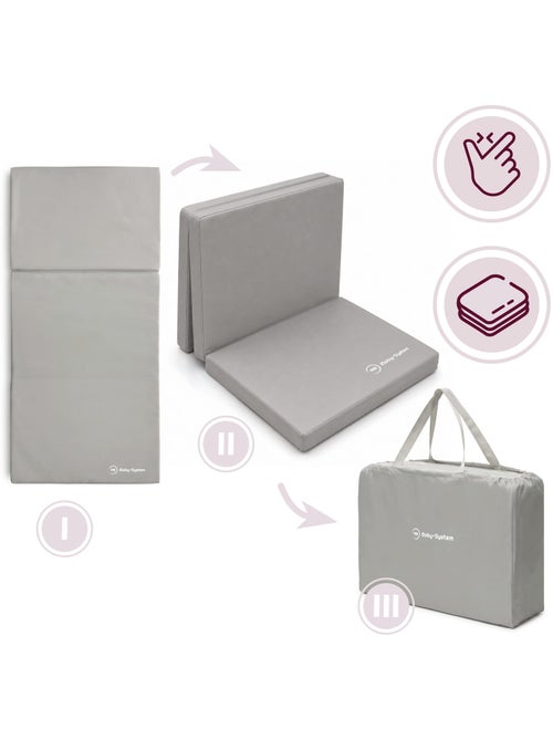 Moby-system materasso pieghevole per lettino da viaggio e box - Kiabi Moby-system materasso pieghevole per lettino da viaggio e box - Kiabi