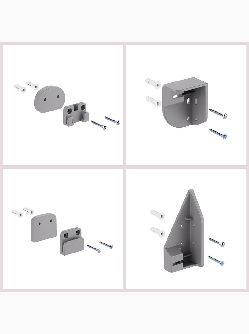 Moby-system safeguard barriera di sicurezza retrattile per bambini e animali Grigio - Kiabi