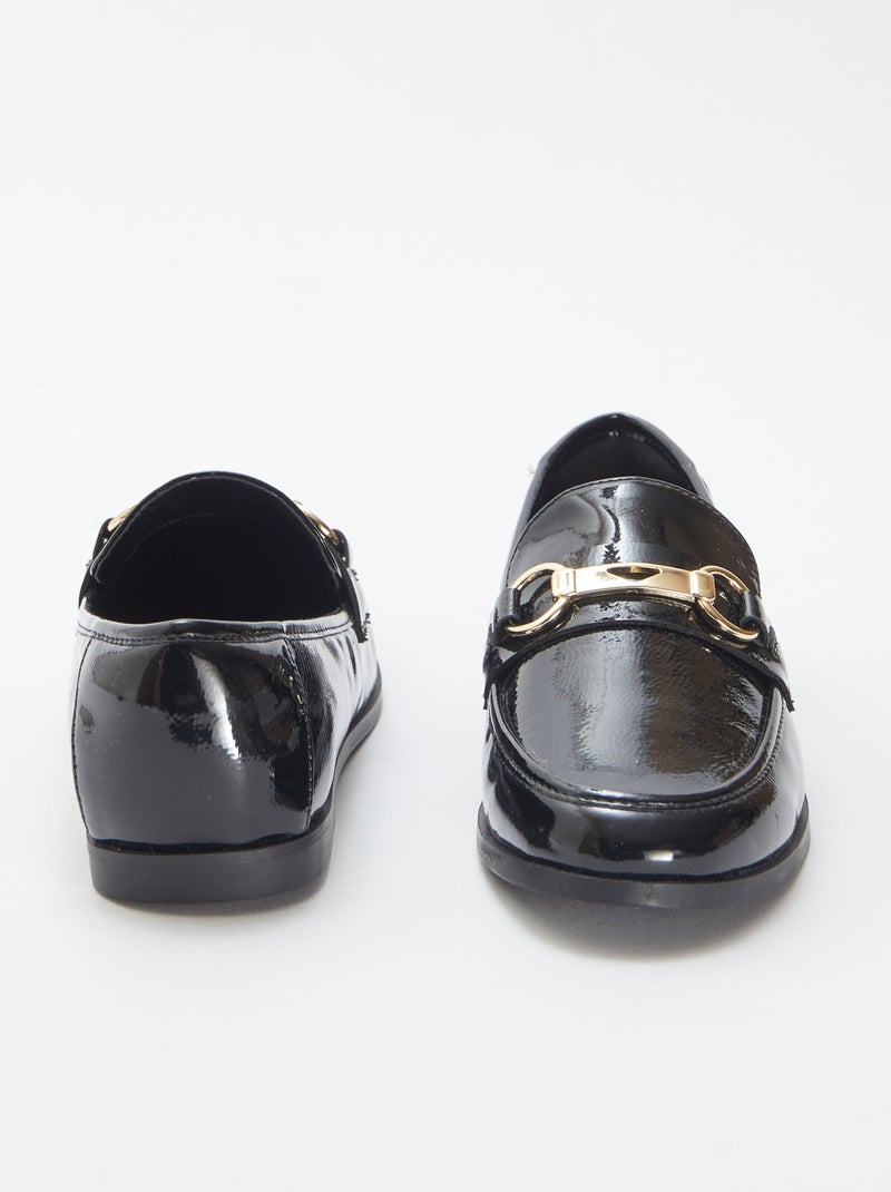 Mocassini bassi in vernice Nero - Kiabi