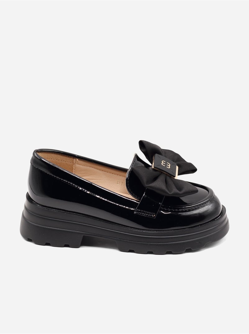 Mocassini con fiocchi Nero - Kiabi
