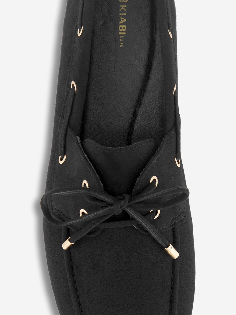 Mocassini con lacci Nero - Kiabi