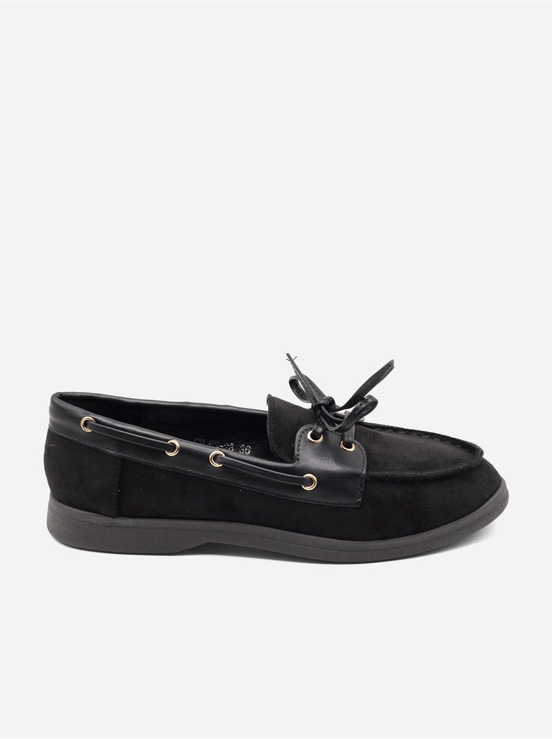 Mocassini con lacci Nero - Kiabi