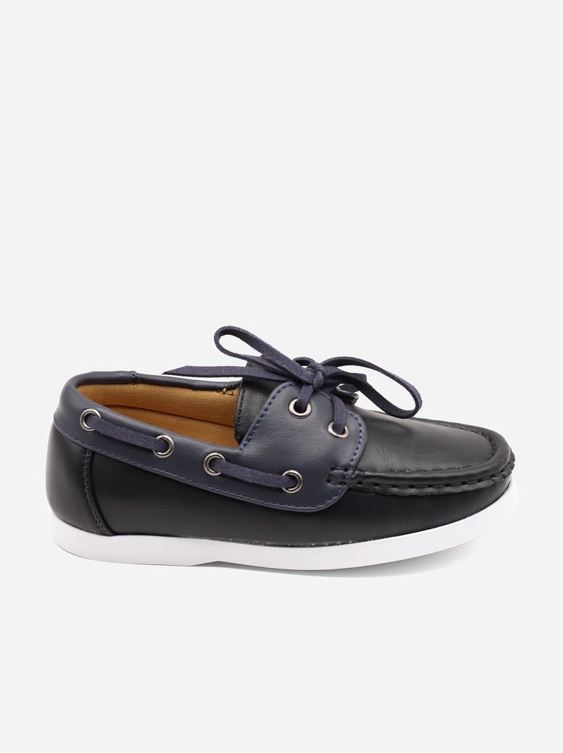 Mocassini con lacci Nero - Kiabi