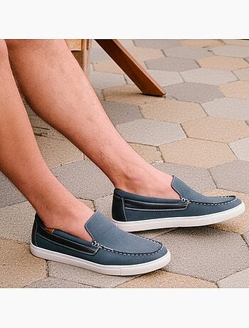 Mocassini confortevole, flessibile, con suola a memoria e facile da indossare Isotoner